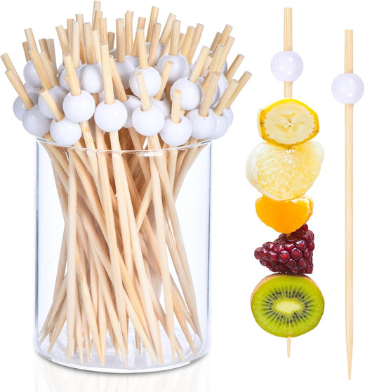Bamboo Cocktail Picks — Golf (100 Pack)