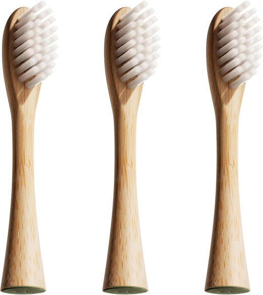 Bamboo Electric Toothbrush Heads (3 Pack)