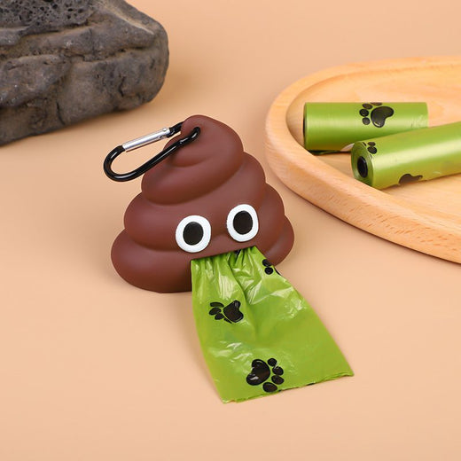 Dog Poop Bag Dispenser with 10 Rolls