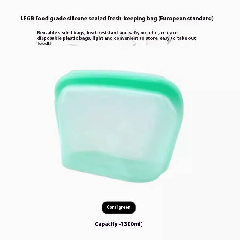 Reusable Silicone Food Storage Bags
