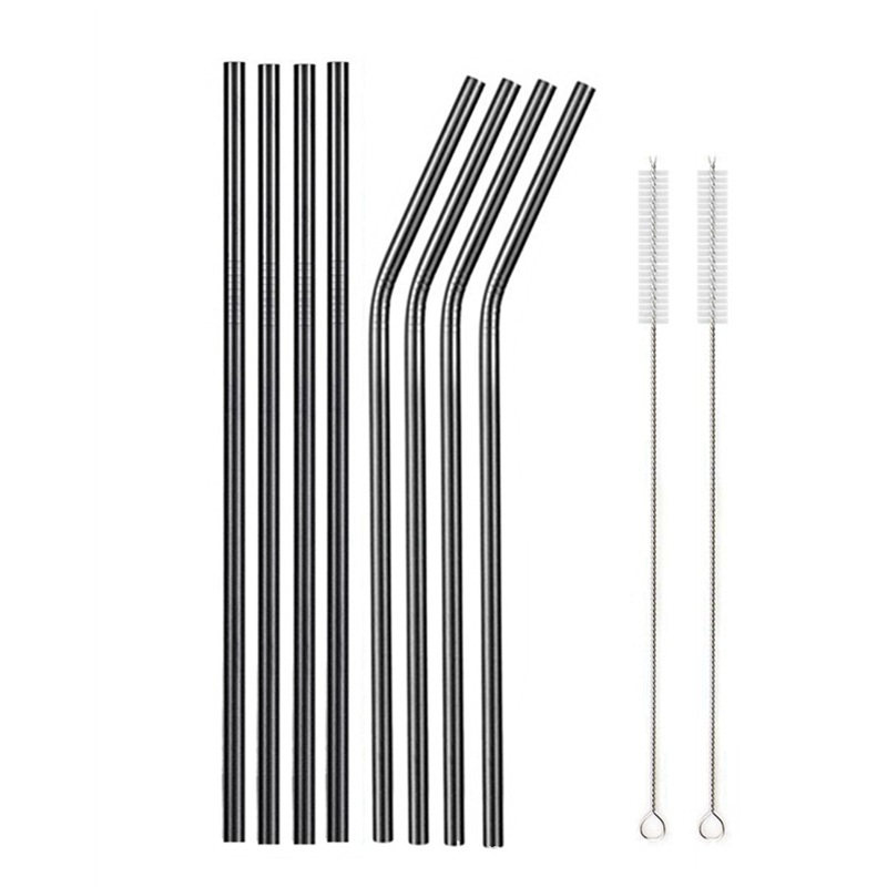 Reusable Stainless Steel Drinking Straws (Set)