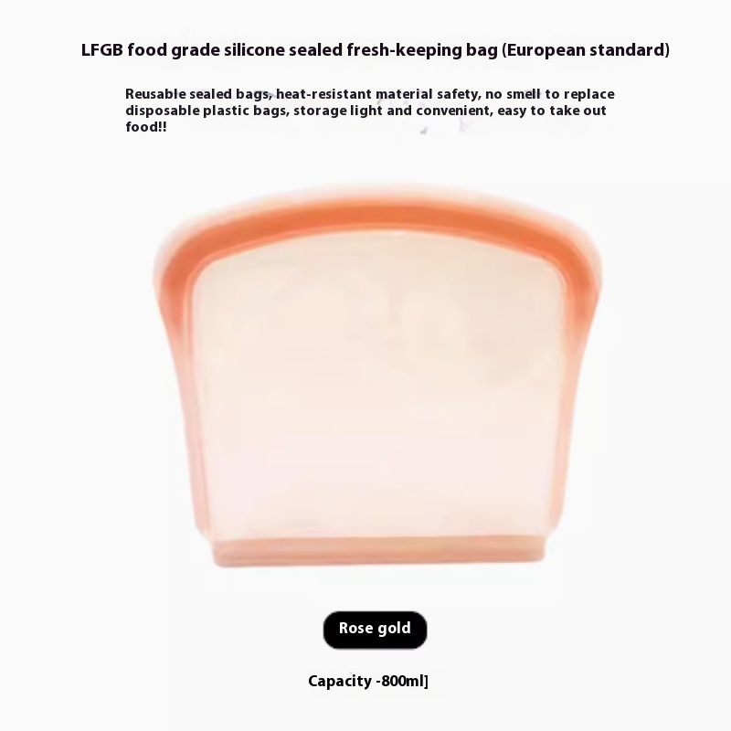 Reusable Silicone Food Storage Bags