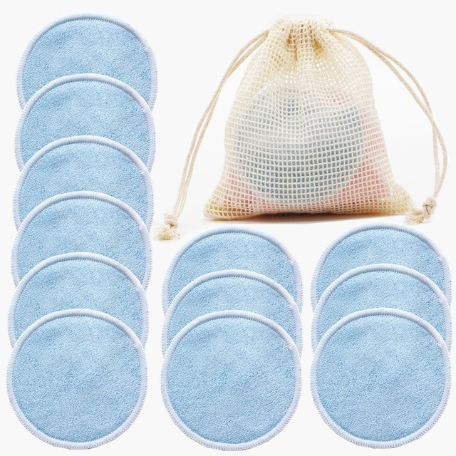 Reusable Cotton Makeup Remover Pads (12 Pack)