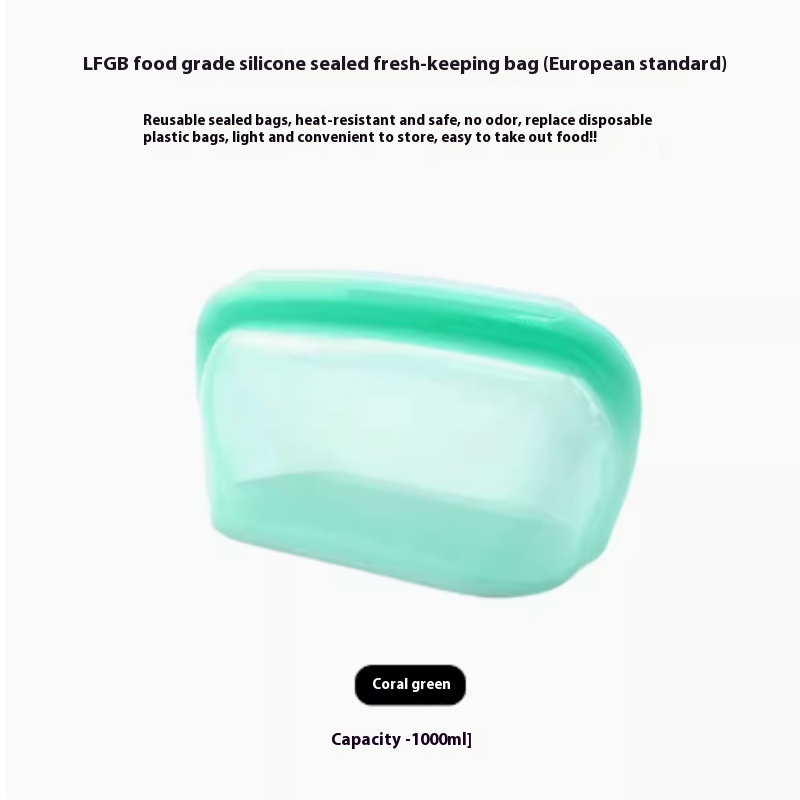 Reusable Silicone Food Storage Bags