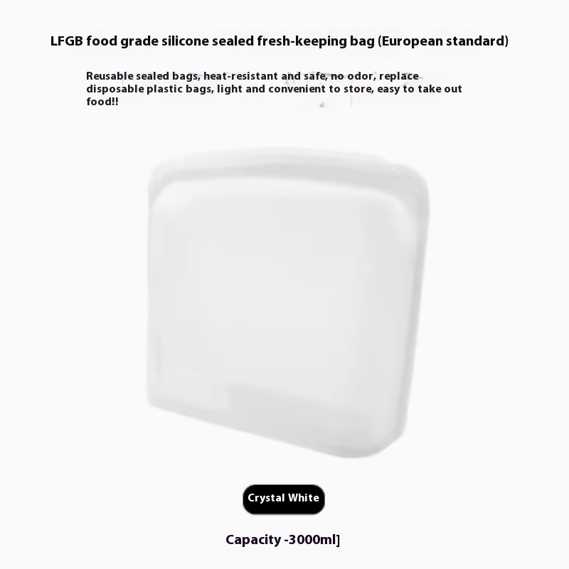 Reusable Silicone Food Storage Bags
