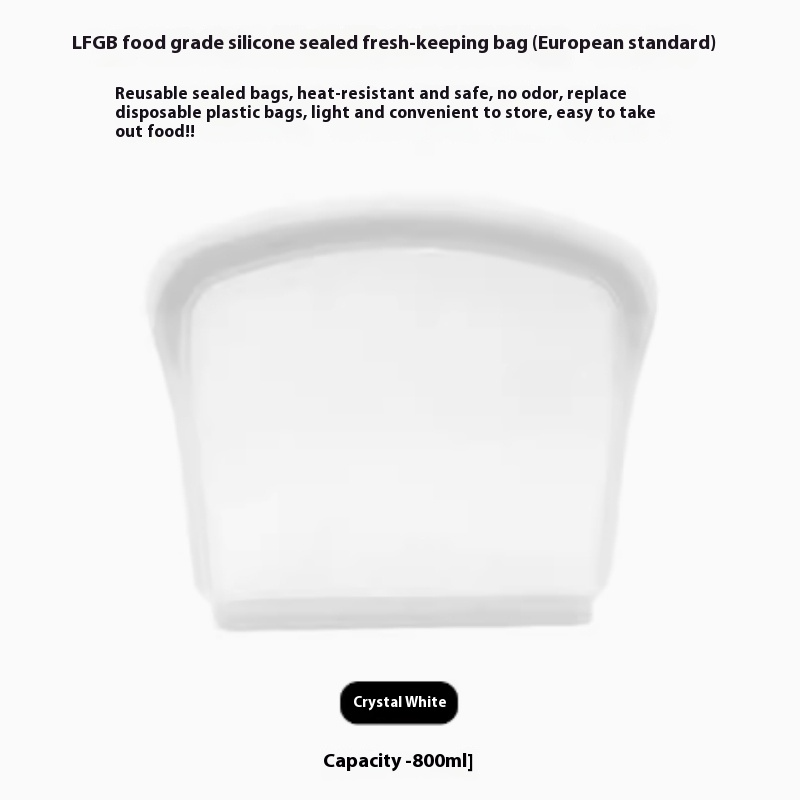 Reusable Silicone Food Storage Bags