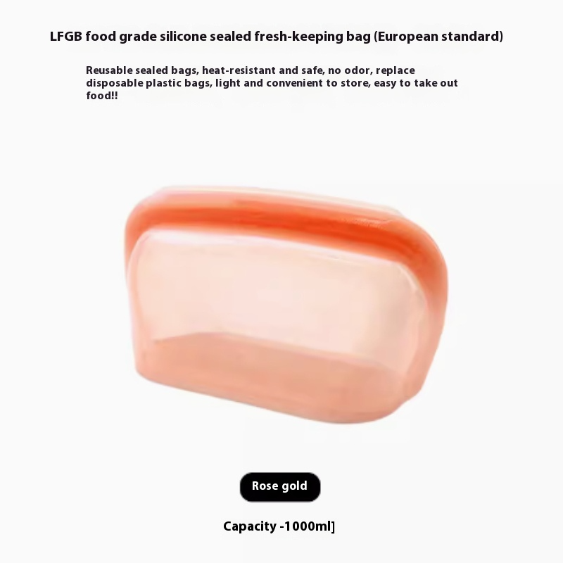 Reusable Silicone Food Storage Bags
