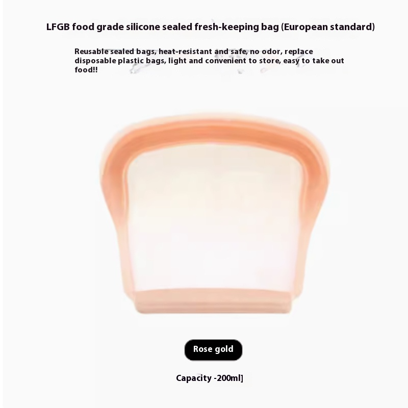 Reusable Silicone Food Storage Bags