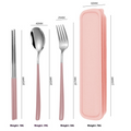 Reusable Travel Cutlery Set — Stainless Steel