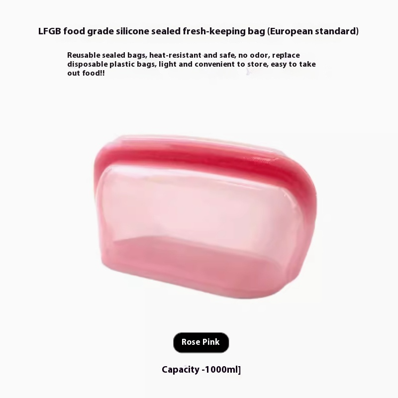 Reusable Silicone Food Storage Bags