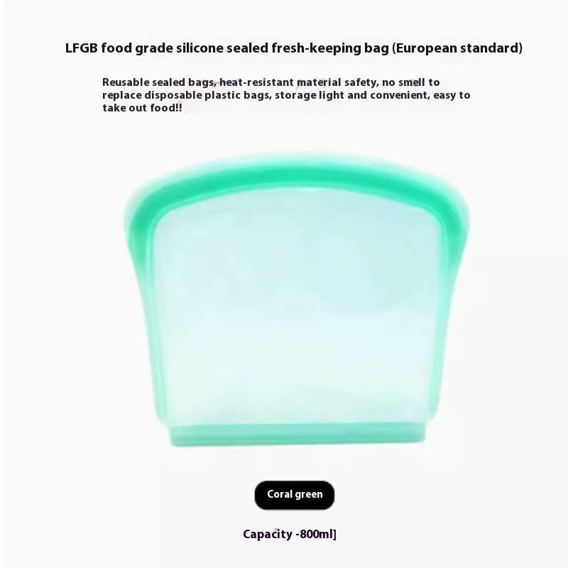 Reusable Silicone Food Storage Bags