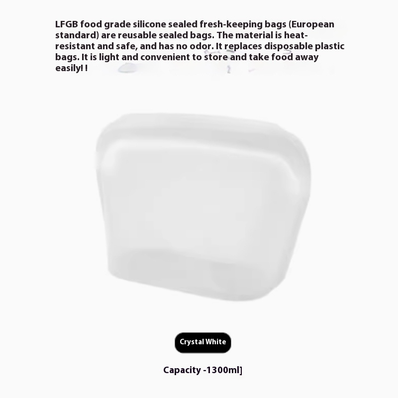 Reusable Silicone Food Storage Bags