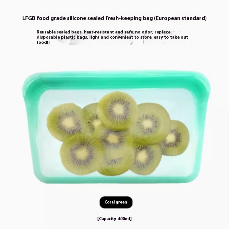 Reusable Silicone Food Storage Bags