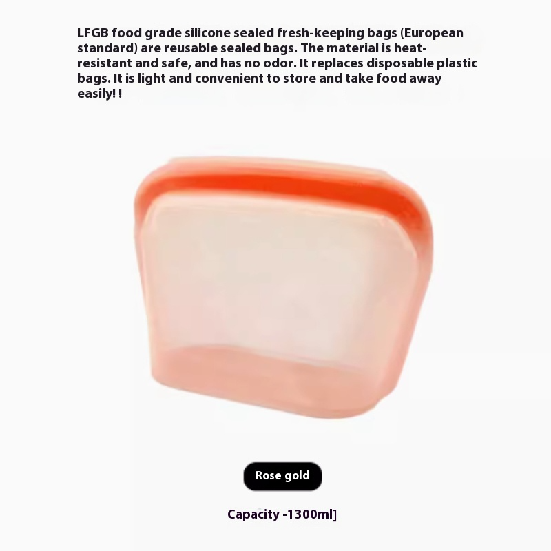 Reusable Silicone Food Storage Bags