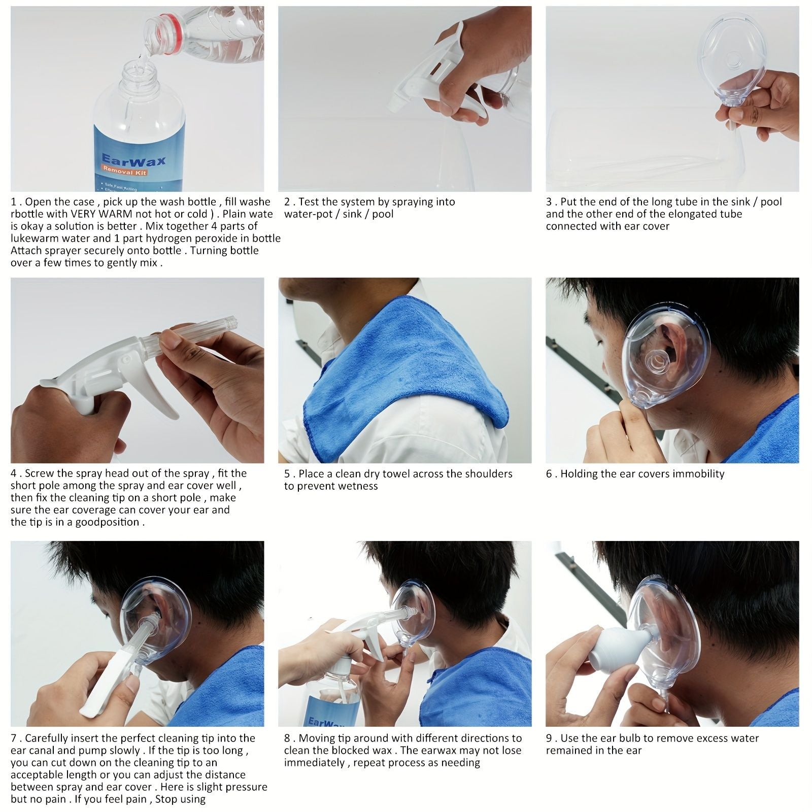 Reusable Earwax Cleaning Kit - Safe and Effective Home Use