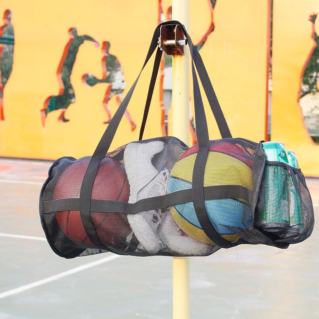 Pool Bag - Sports Bag - Gym Bag - Mesh Bag - Diving - Lightweight - Pool Bag - Foldable - Travel Bag - For Men and Women - Black