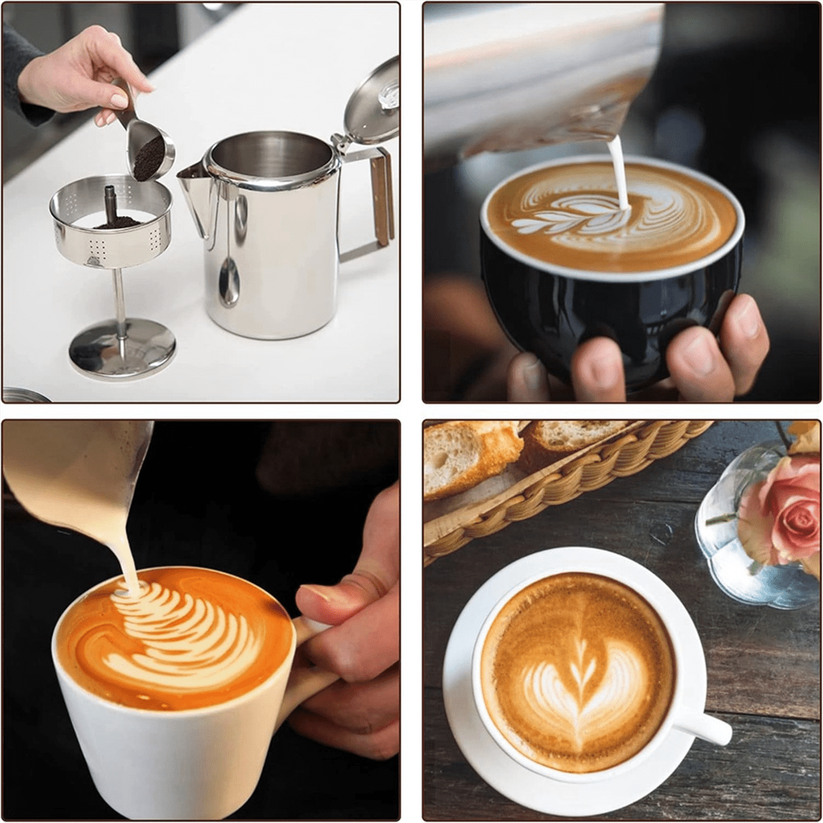 400Pcs Unbleached Percolator Coffee Filters, 3.75In Disposable Coffee Paper Filter, Disc Coffee Filters White