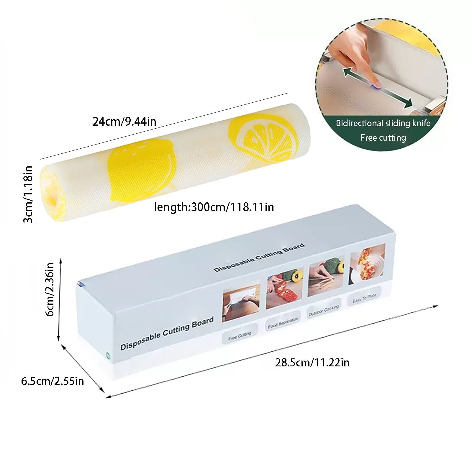 JWDX Placemat Clearance, Disposable Cutting Board Mat Disposable Cutting Mat Cutting Board Sheet with Built in Crease Flexible Plastic Cutting Mat for Kitchen As shown