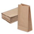 JWDX Food Storage Clearance, 50Pcs Paper Sandwich Bags Kraft Brown 50 Pack Biodegradable and Compostable Food Grade Paper Bags Natural Kraft Paper Stock Bags for Cookies Sandwiches As shown