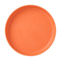 1Pcs Lightweight Mini Plastic Plates, Spit Bone Dishes ,Unbreakable Dinner Dishes Plates,Reusable Plate Dishwasher Microwave Safe, Dinner Plates, Plastic Plates Reusable,Easy To Clean,Green Orange