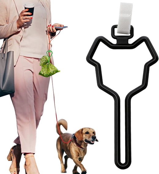 Dog Poop Bag Holder for Leash (2 Pack)