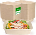 Compostable Bagasse Bowls 32oz (100 Pack)
