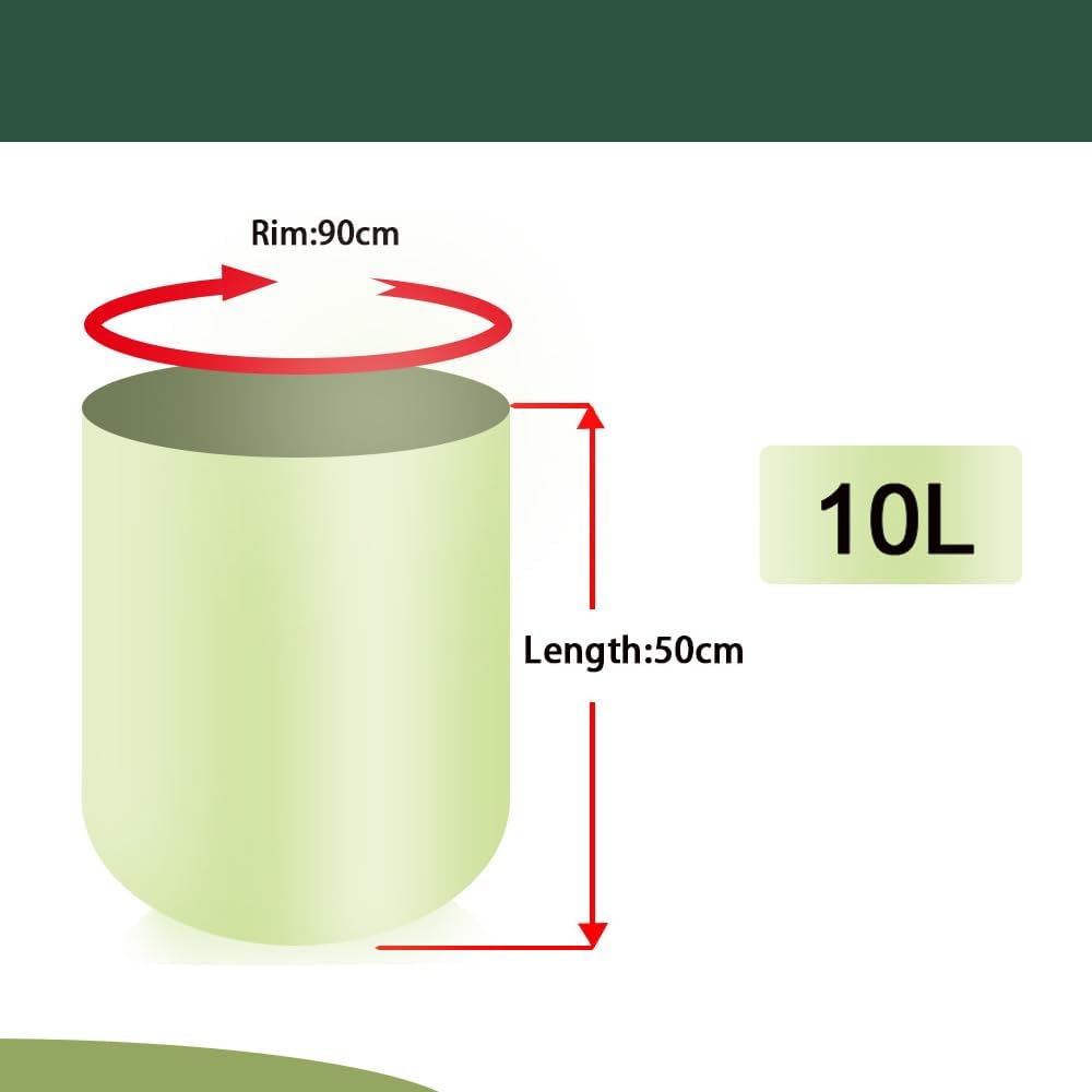 Compostable Bin Liners 10L (100 Bags)