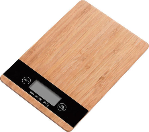 Bamboo Panel Kitchen Scale (5kg / 1g)
