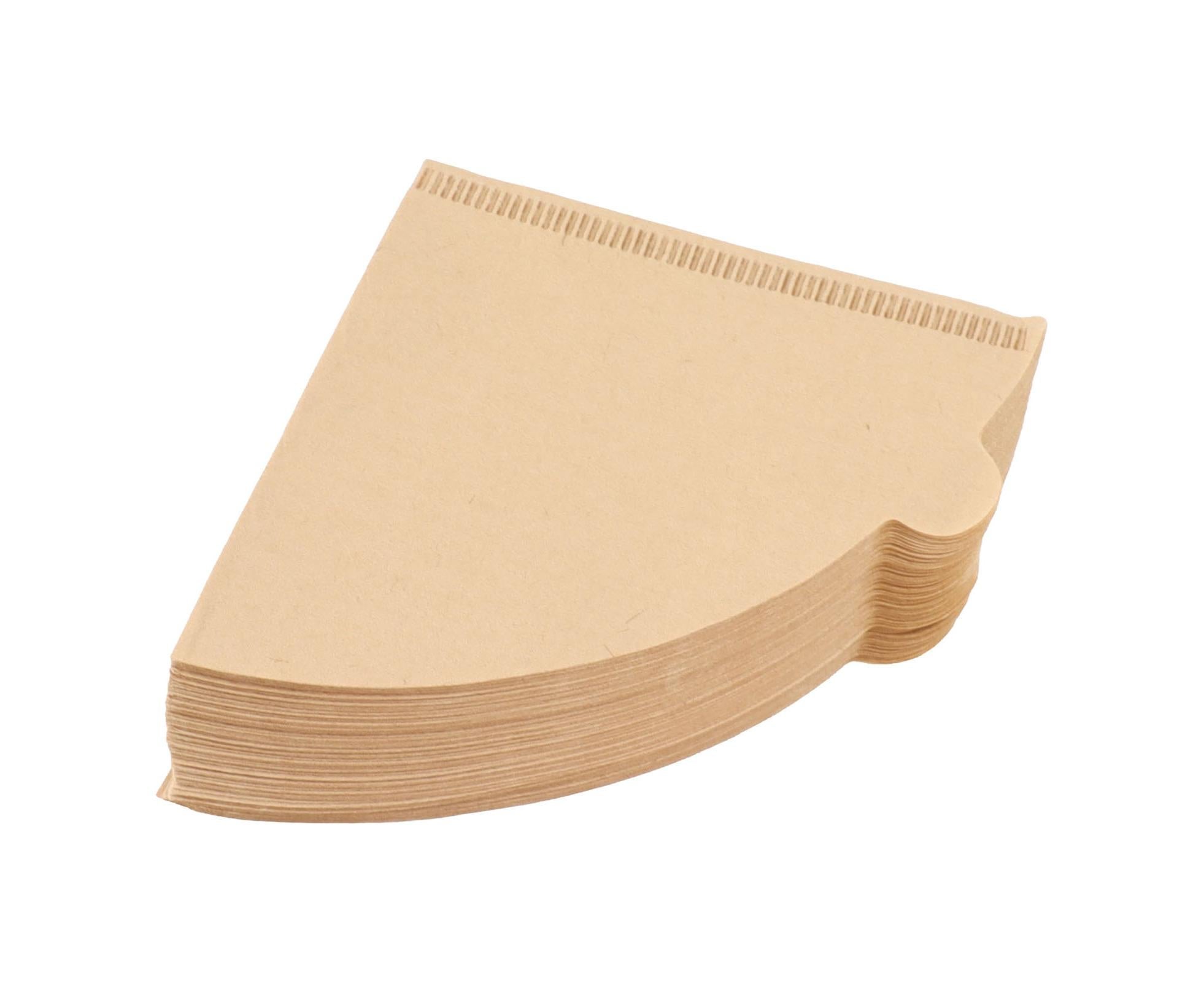 100PCS Cone Coffee Filter Paper, Replacement for 1-2 Cup Disposable Coffee Dripper Fiber Filters