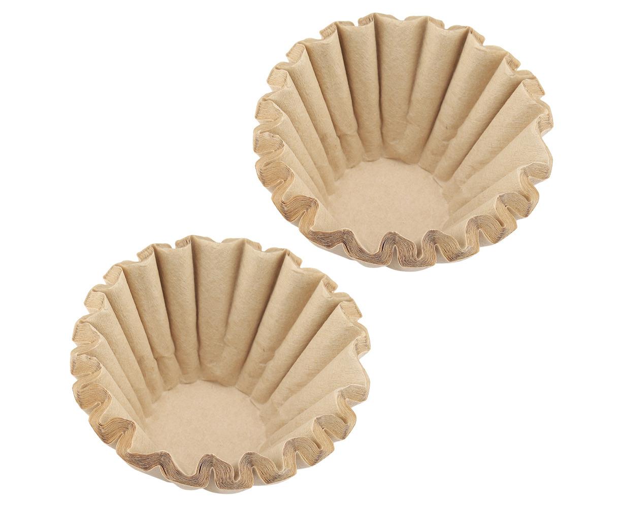 50pcs Disposable Wood Fiber Coffee Filters, Cup Replacement (S)