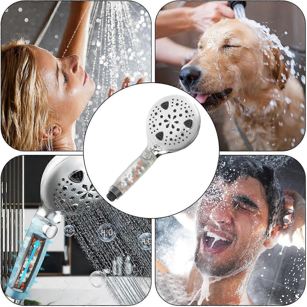 Handheld Shower Spray Head, Reusable Water Saving Design