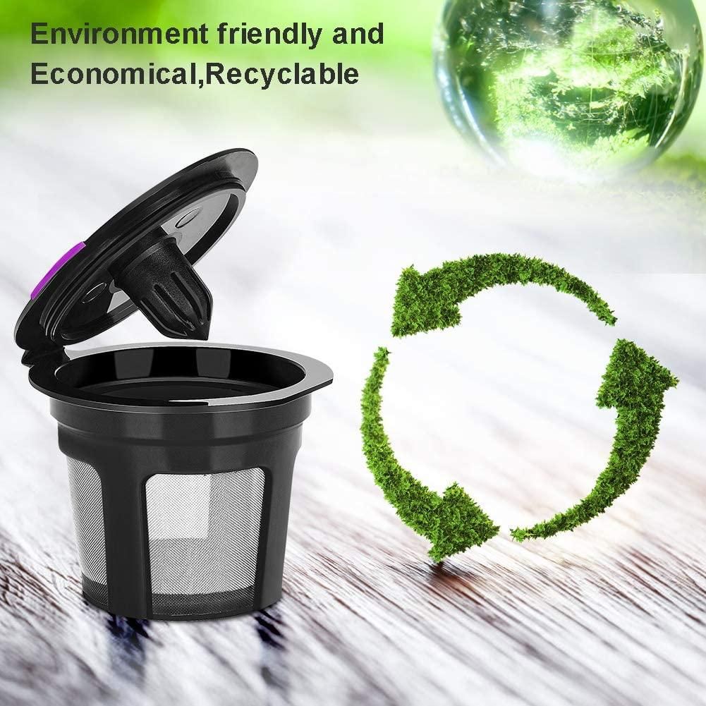 6 Pack Reusable K Cups For Reusable K CUP Coffee Filter Refillable Single