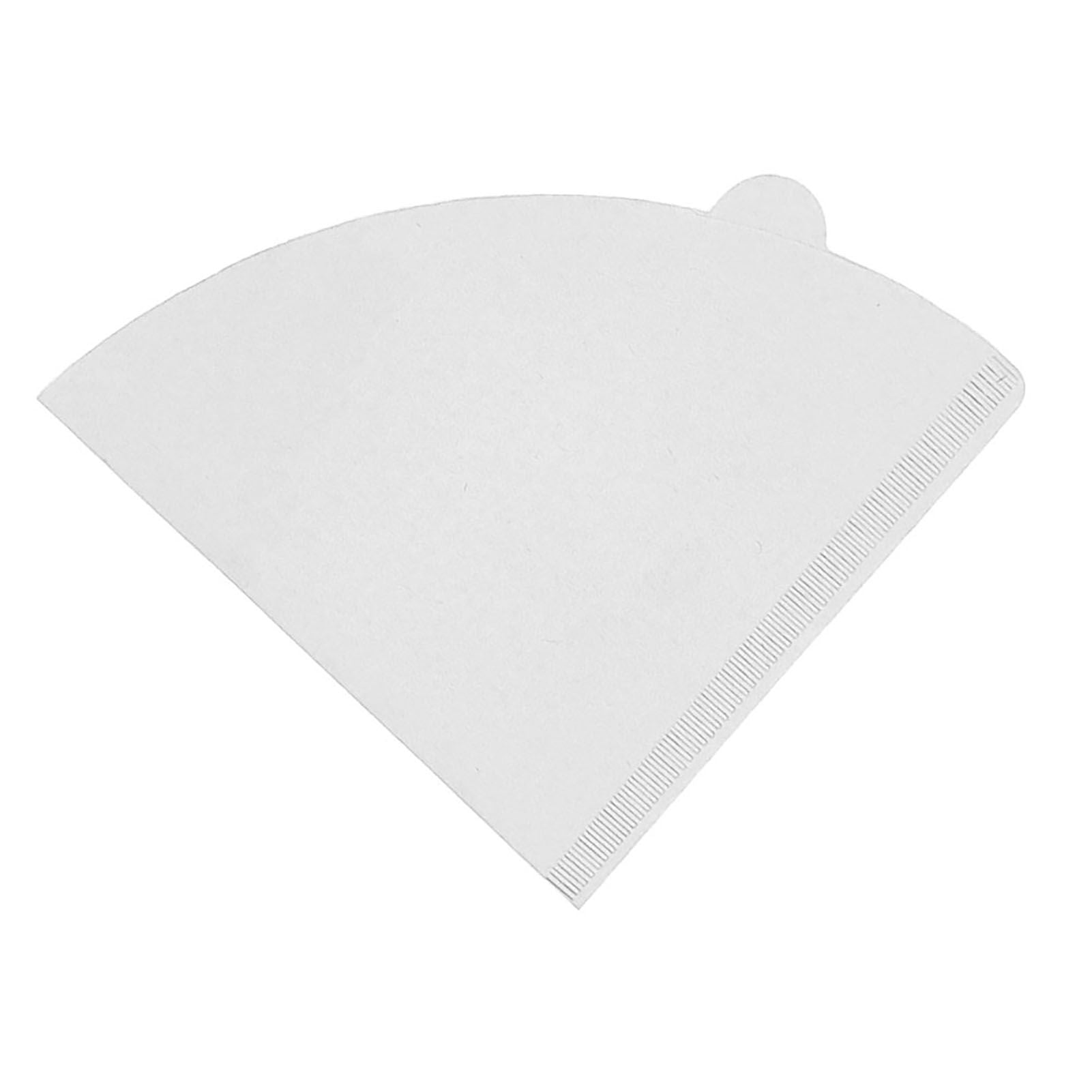 100 Pieces Filter Cone Coffee Filters 2 to 4 Cup Natural Disposable Coffee Filter Paper for Home Cafe