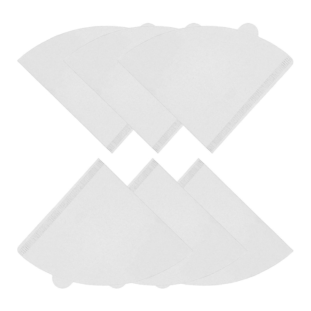 100 Pieces Filter Cone Coffee Filters 2 to 4 Cup Natural Disposable Coffee Filter Paper for Home Cafe