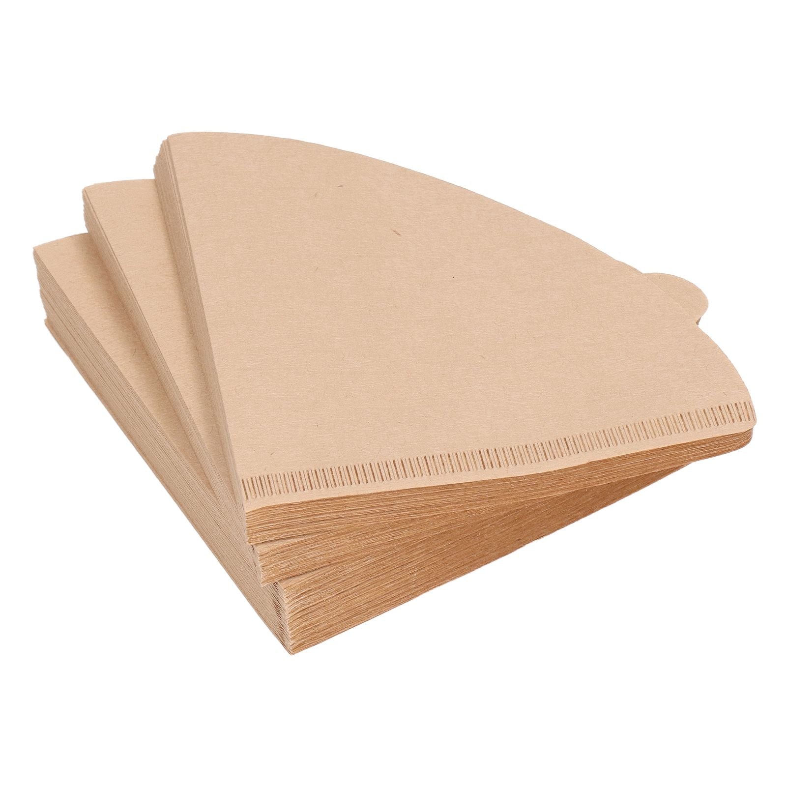 100PCS Coffee Filter Paper Cone Shaped Disposable Coffee Strainer Paper Natural Filter Paper AccessoryV40 10.5x10x2.3 cm / 4.1x3.9x0.9 In