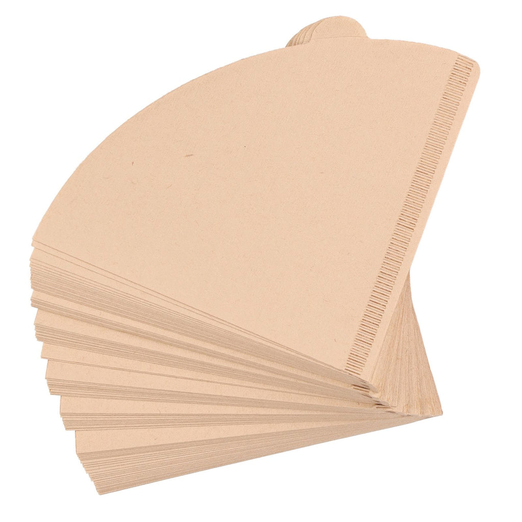100PCS Coffee Filter Paper Cone Shaped Disposable Coffee Strainer Paper Natural Filter Paper AccessoryV40 10.5x10x2.3 cm / 4.1x3.9x0.9 In