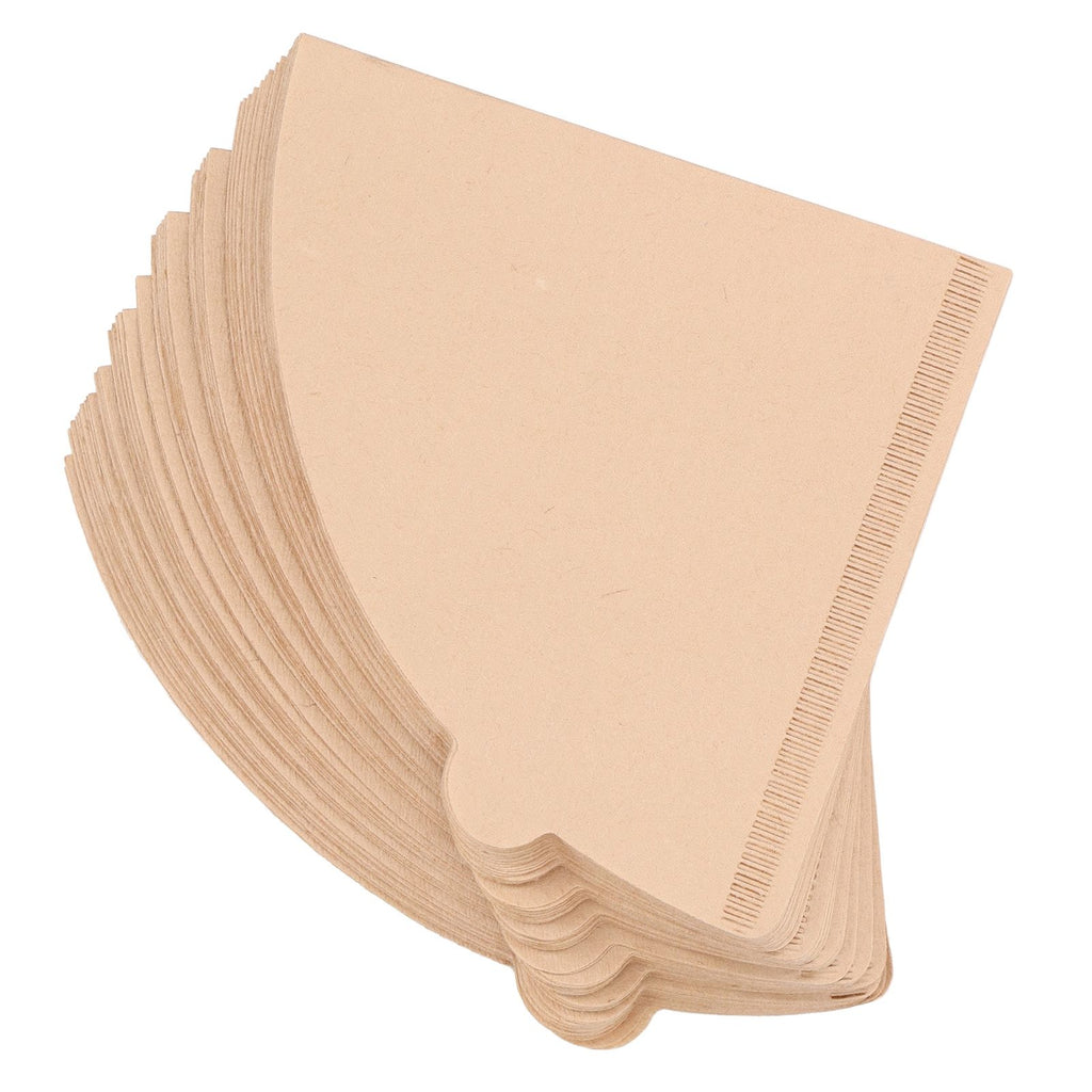 100PCS Coffee Filter Paper Cone Shaped Disposable Coffee Strainer Paper Natural Filter Paper AccessoryV40 10.5x10x2.3 cm / 4.1x3.9x0.9 In