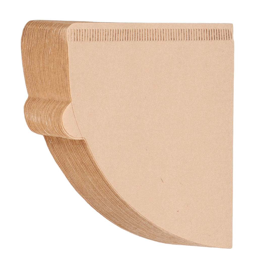 100PCS Coffee Filter Paper Cone Shaped Disposable Coffee Strainer Paper Natural Filter Paper AccessoryV40 10.5x10x2.3 cm / 4.1x3.9x0.9 In