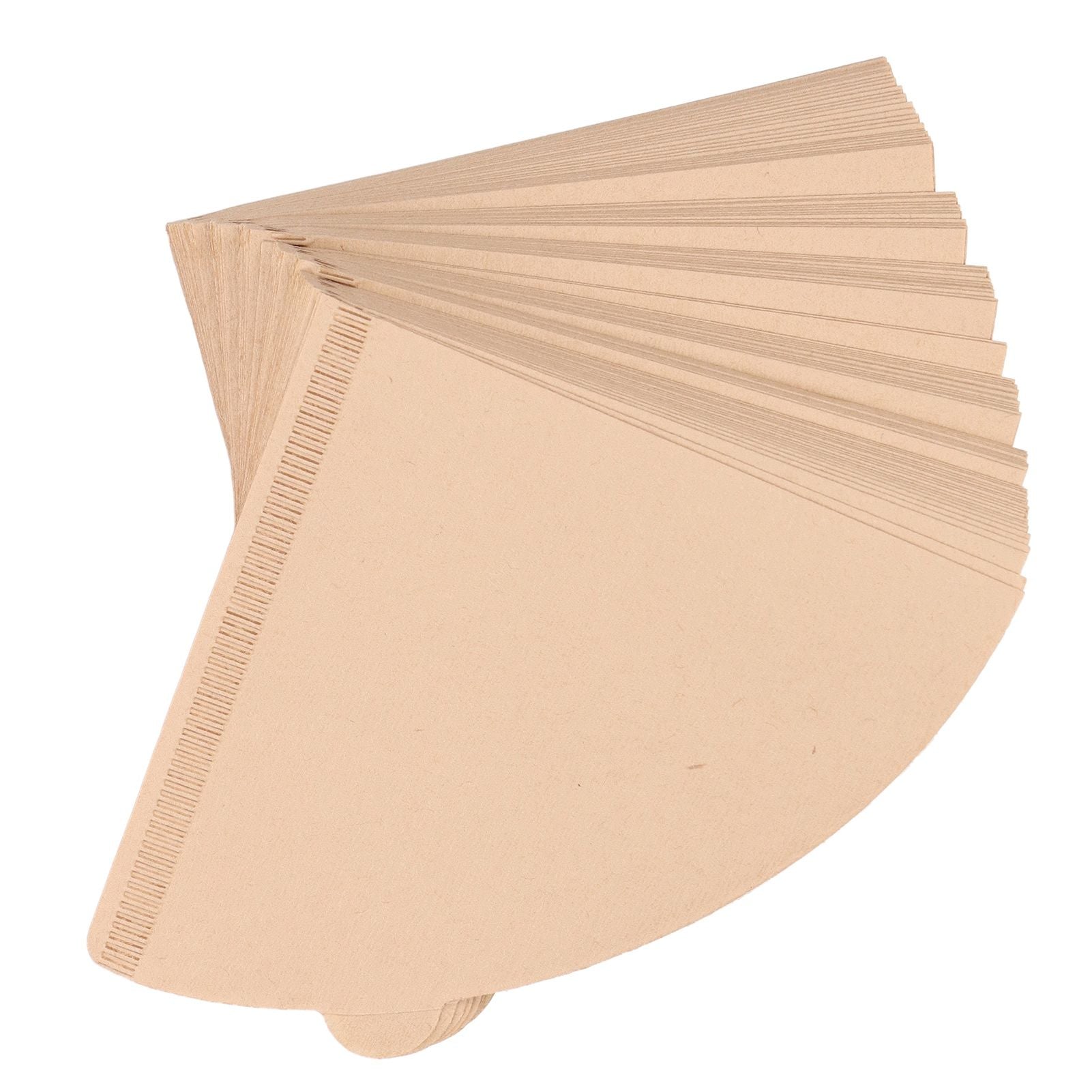 100PCS Coffee Filter Paper Cone Shaped Disposable Coffee Strainer Paper Natural Filter Paper AccessoryV40 10.5x10x2.3 cm / 4.1x3.9x0.9 In