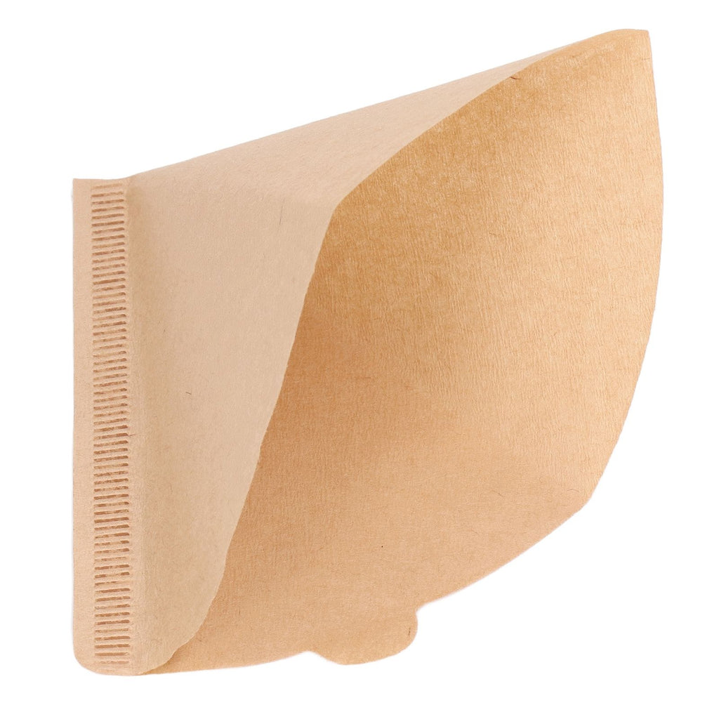 100PCS Coffee Filter Paper Cone Shaped Disposable Coffee Strainer Paper Natural Filter Paper AccessoryV40 10.5x10x2.3 cm / 4.1x3.9x0.9 In