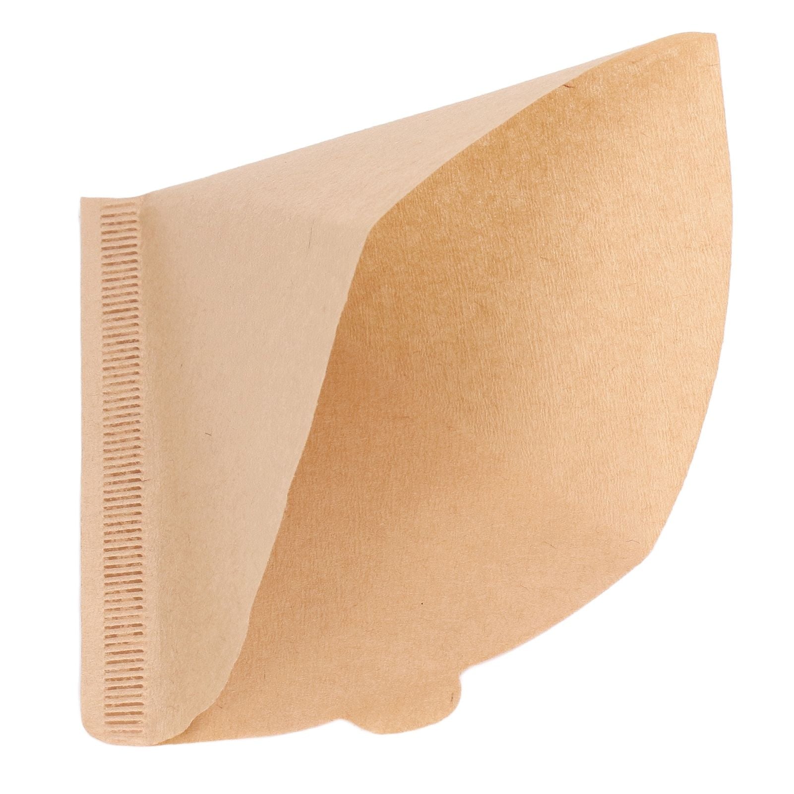 100PCS Coffee Filter Paper Cone Shaped Disposable Coffee Strainer Paper Natural Filter Paper AccessoryV40 10.5x10x2.3 cm / 4.1x3.9x0.9 In