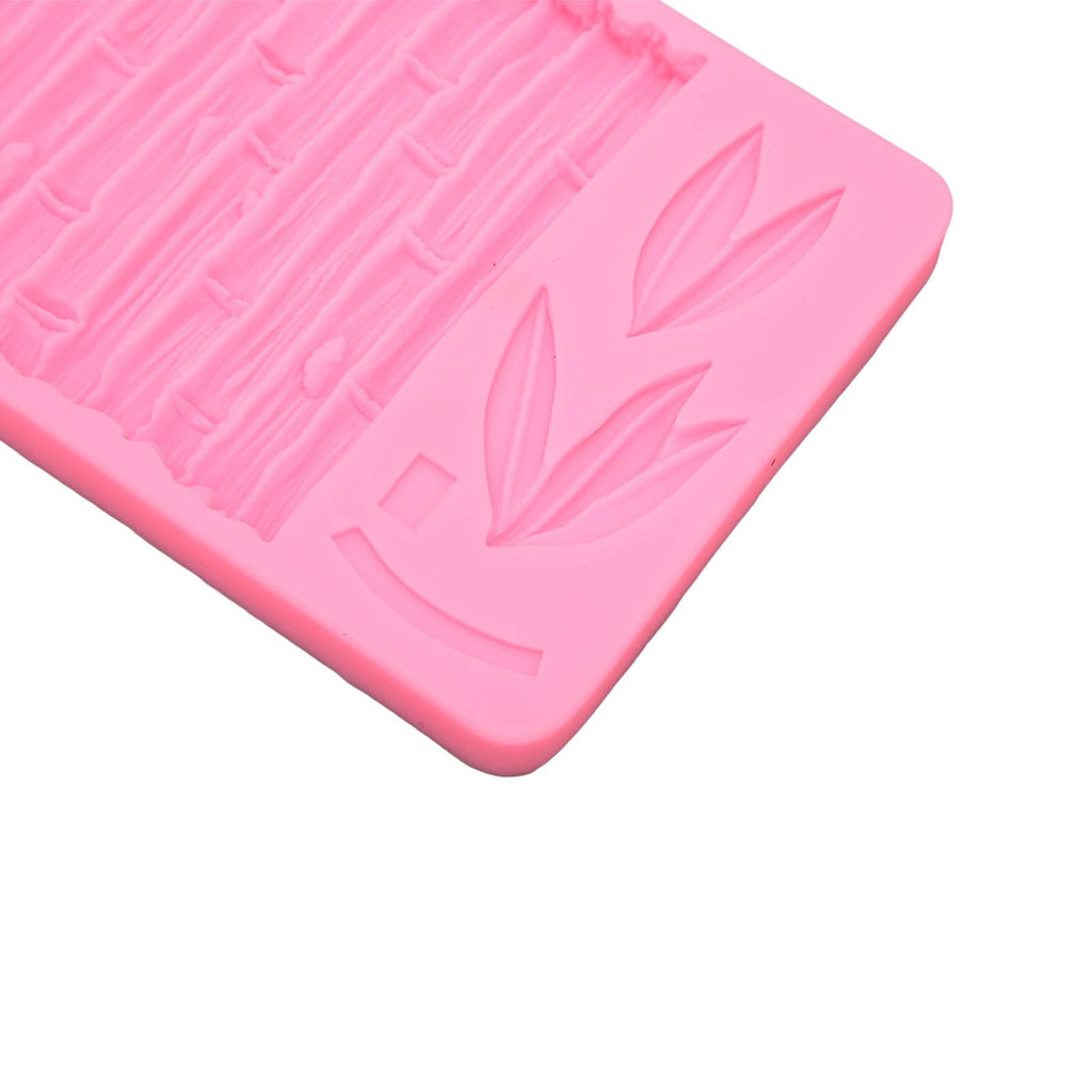 Chinese Style Bamboo Leaf Silicone Mold Bamboo Pattern Baking Mould for DIY Cake Fondant Chocolate