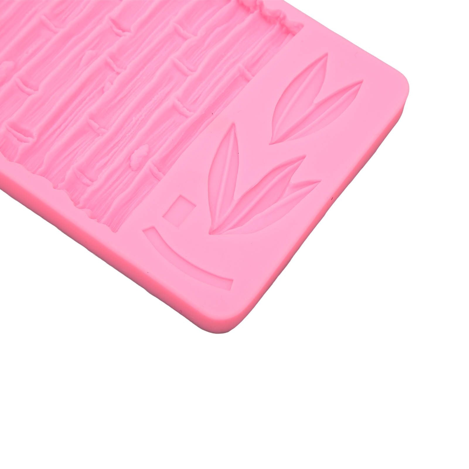 Chinese Style Bamboo Leaf Silicone Mold Bamboo Pattern Baking Mould for DIY Cake Fondant Chocolate