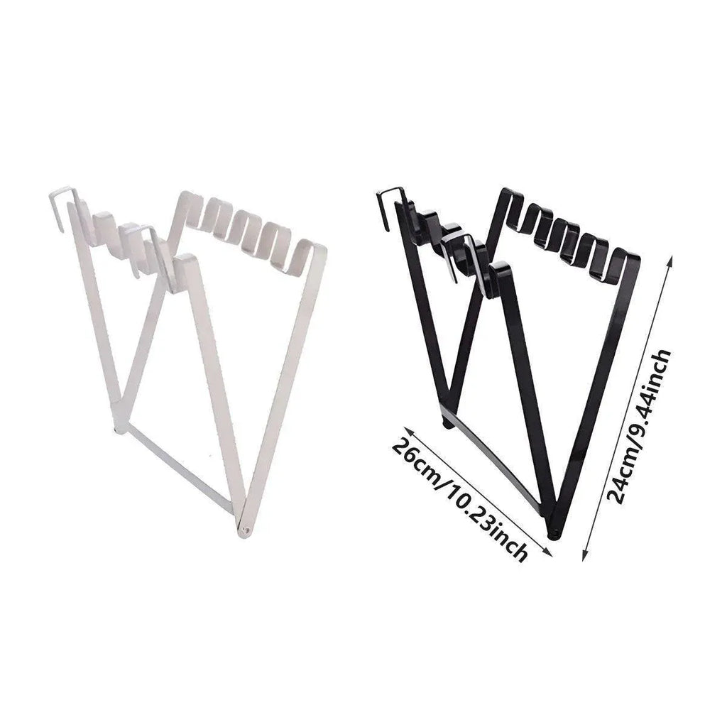 Wall Hanging Garbage Bag Shelf Hook Kitchen Storage Plastic Bag Hanger Rack Trash Bin