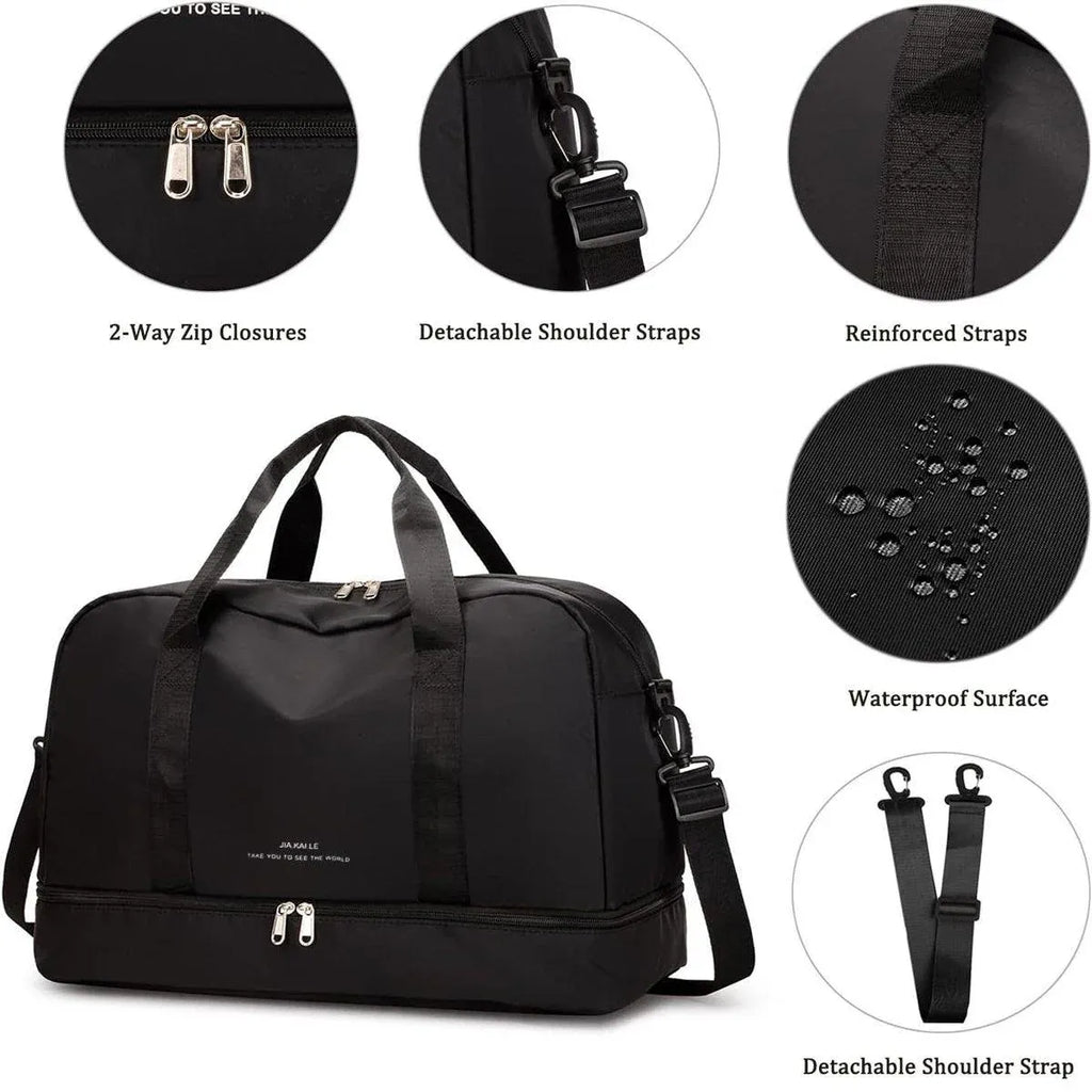 Yoga Fitness Bag Outdoor Sports Travel Bag Large Capacity Gym Luggage Bag