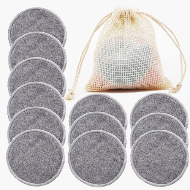 Reusable Cotton Makeup Remover Pads (12 Pack)