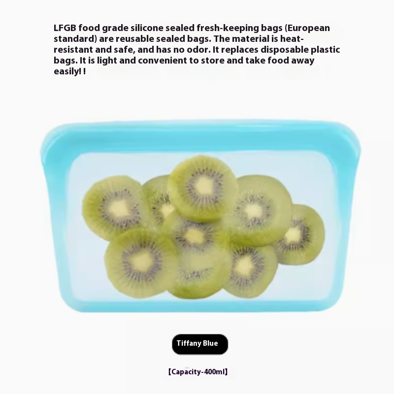 Reusable Silicone Food Storage Bags