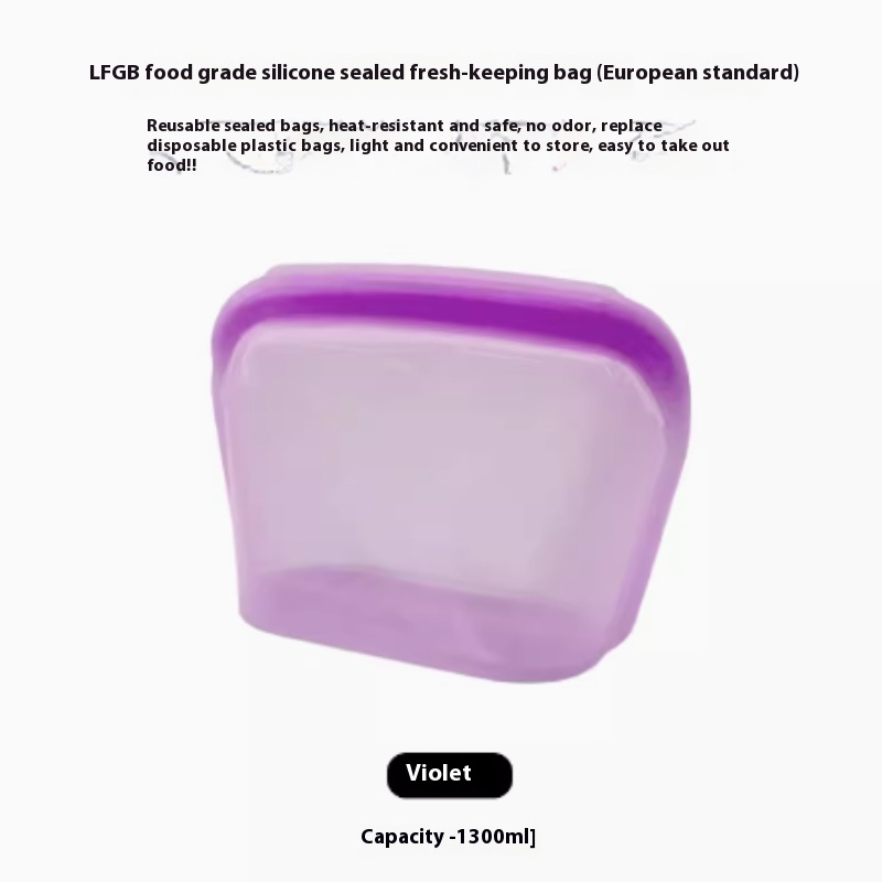 Reusable Silicone Food Storage Bags