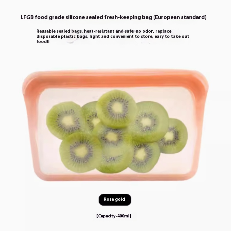 Reusable Silicone Food Storage Bags