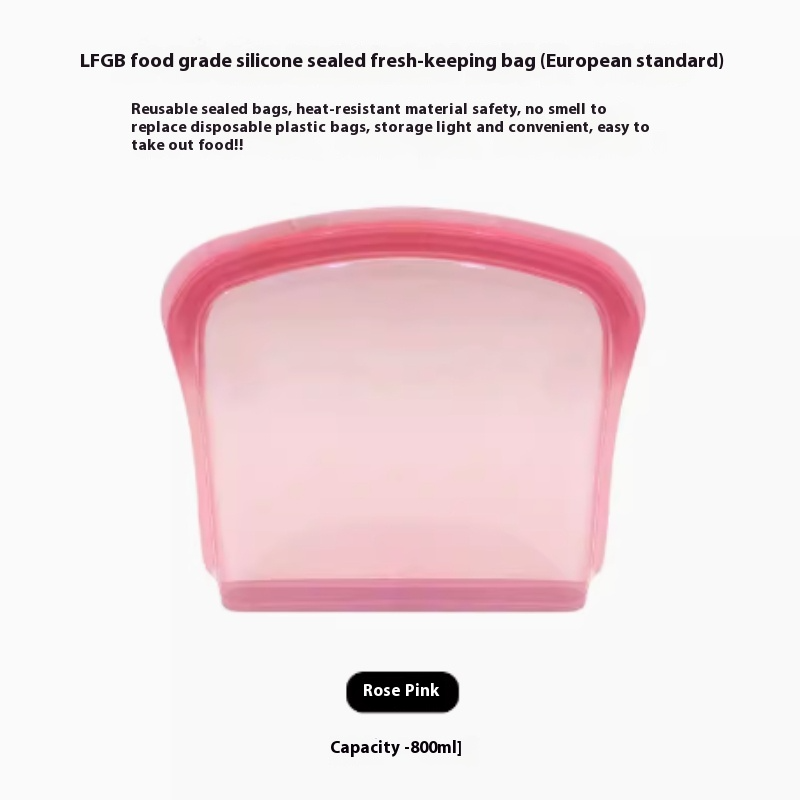 Reusable Silicone Food Storage Bags